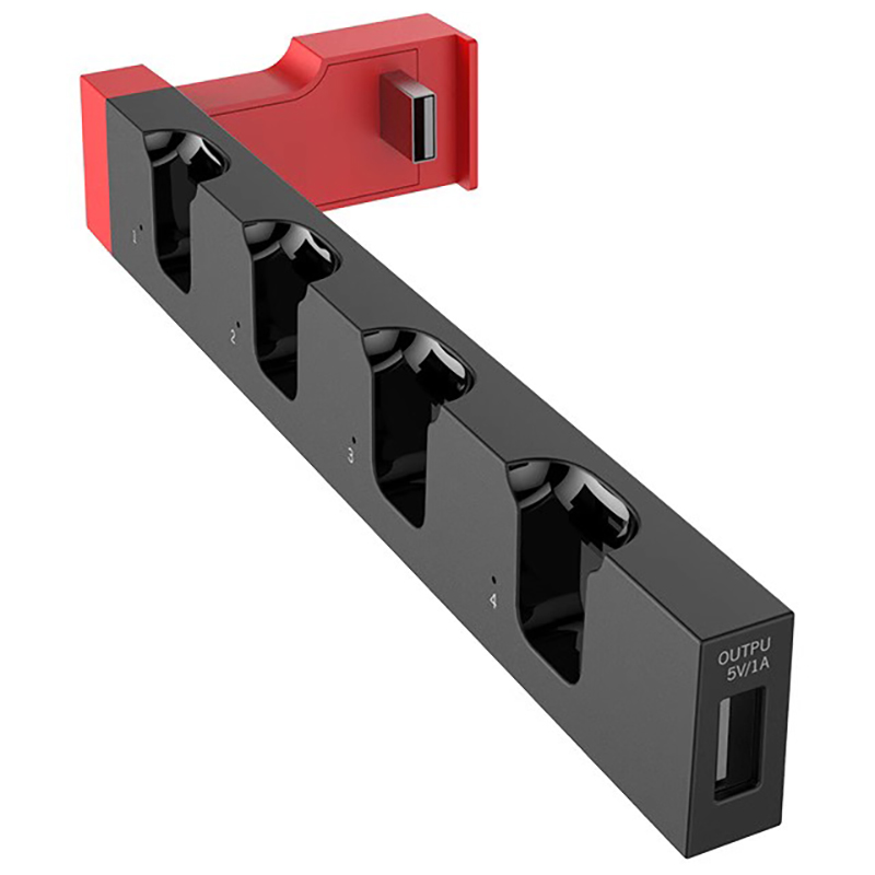 适用于任天堂switcholed游戏机左右小手柄快充充电器NS2紧凑便携switch2底座同时充电4个joycon手柄充