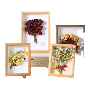 维佳框业定制中空立体干花相框摆台手工diy画框装裱挂墙定制尺寸