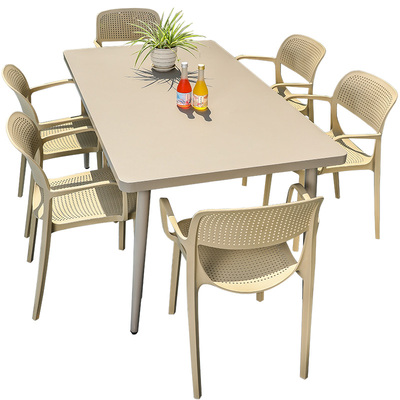 莫家北欧风格休闲桌椅庭院奶茶店