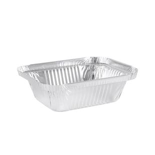 烧烤锡纸盒加厚空气炸锅烤箱烘培家用烤鱼盒长方形带盖包邮1只装