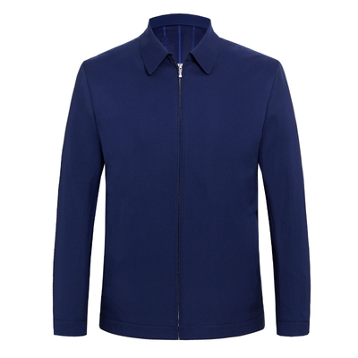 皮尔卡丹高档桑蚕丝夹克男外套