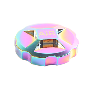 山地车前叉气叉肩盖气室肩控盖气嘴帽防尘盖铝合金肩盖