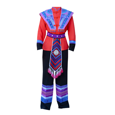 广西壮族服装男三月三少数民族服