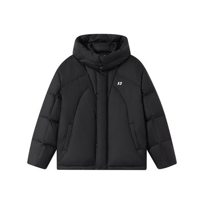 FORNINES可拆连帽白鸭绒羽绒服男款加厚保暖情侣防寒服冬季外套女