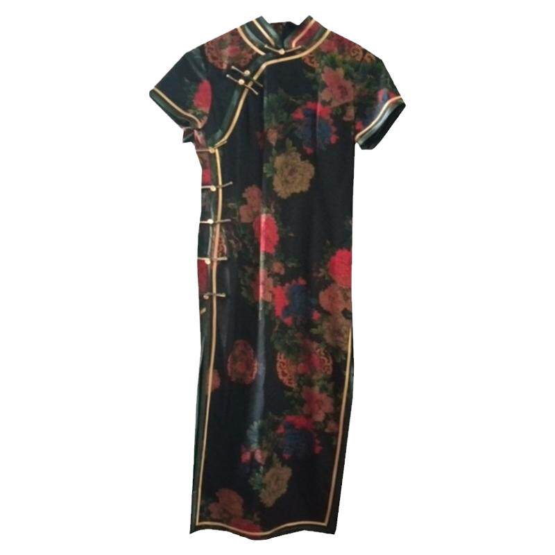 复古风短袖礼服日常舞台走秀旗袍