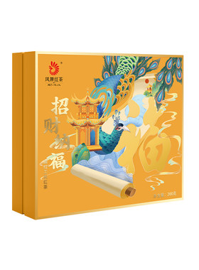凤牌红茶招财纳福滇红礼盒200g