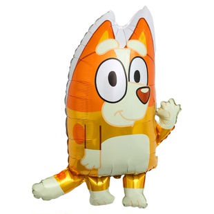 布鲁伊宾果气球卡通拉旗儿童宝宝生日布置背景道具主题套餐男孩