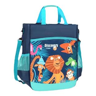 小学生补习袋男童手提袋男孩轻便高颜值防水大容量儿童学生补课包