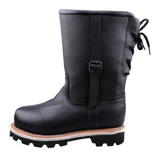冬季高腰皮毛一体羊毛毡靴户外东北防寒保暖牛皮蒙古骑马靴子男鞋