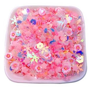 六一儿童节化妆表演贴脸水果软陶片贴面饰品眼妆亮片贝壳舞台妆