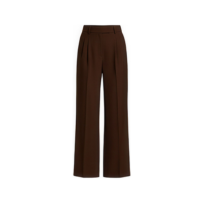 Lorene波西米亚风羊毛阔腿裤长裤