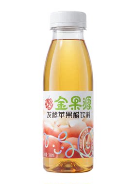 金果源发酵益生菌苹果醋饮料70%苹果汁300ml*15瓶0脂健康饮品整箱
