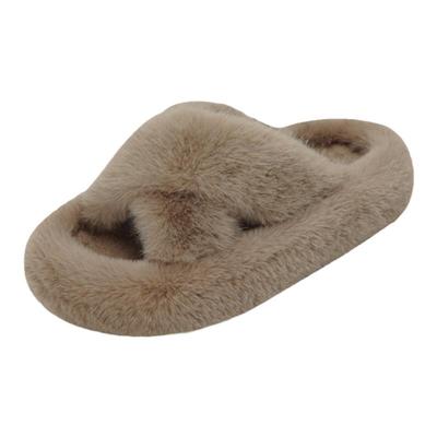 宝人舒适柔软毛毛拖鞋