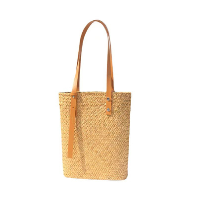【小号草编沙滩包】单肩手提包包