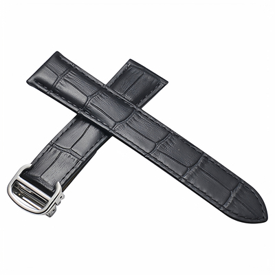 折叠扣真皮表带手表配件