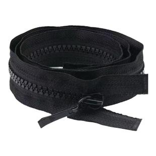 正品三力牌5号单头开尾树脂拉链带锁防滑大衣羽绒服睡袋长拉链