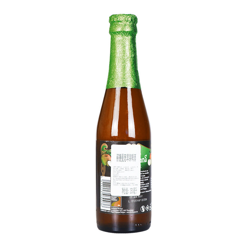 比利时原装进口林德曼/丽德曼思苹果樱桃味果味啤酒250ml*24瓶装