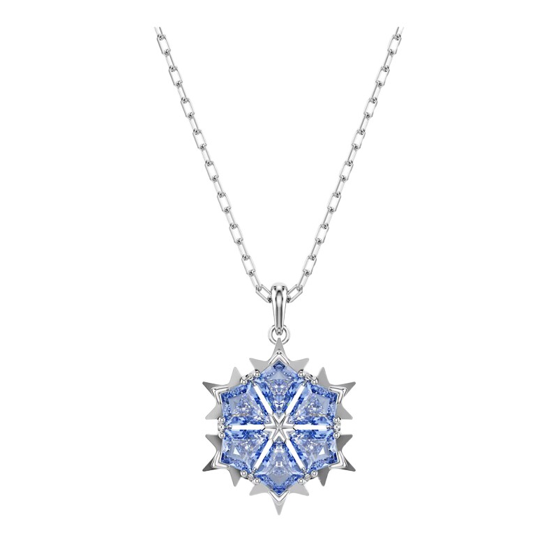 【新品】施华洛世奇Magic优雅雪花项链女士锁骨链配饰礼物