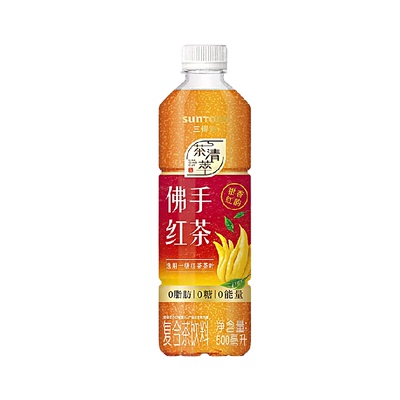 三得利佛手红茶无糖500ml*15瓶