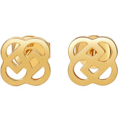 FENS珠宝18k金耳钉玫瑰金耳饰