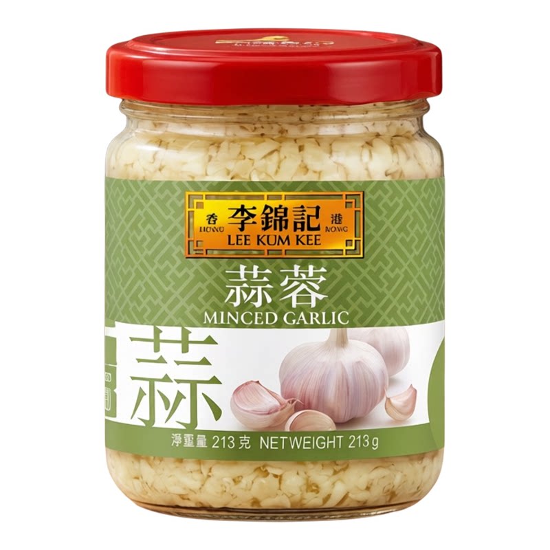 李锦记 香港进口2瓶优惠装蒜蓉213g厨房烹饪酱料大厨专用饭店调料