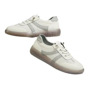 奥康 女鞋2026夏季时尚板鞋软底透气日常百搭小白鞋休闲运德训鞋L