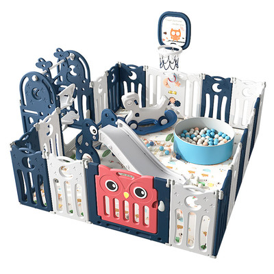 一推折叠家庭游乐园儿童游戏围