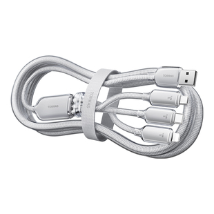 图拉斯快充数据线三合一充电器一拖三iPhone17promax快充适用华为typec苹果16安卓手机三头充电线40w数据线45