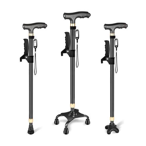 拐杖老人防滑轻便拐棍手杖捌杖助步器老年人四脚助行器走路康复