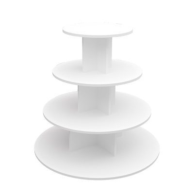 木质圆形中岛展示柜超市礼品酒水饮料陈列柜母婴百货用品堆头货架