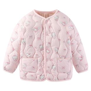 波姆熊婴儿童轻薄羽绒服2025新款秋冬女童男童白鸭绒宝宝羽绒内胆