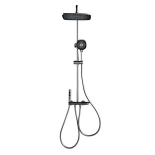 过江龙卫浴花洒套装顶喷全铜家用淋浴壁挂式钢琴置物架升降TH8006