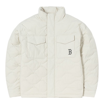 MLB官方 宽松薄款羽绒服男装女装2025新款立领棉羽外套运动服夹克