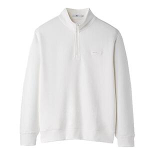 HLA/海澜之家曾舜晞同款卫衣25秋新款立领半开襟含莫代尔套头衫男