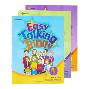 原版口语专项教材easy talking trinity1/2/3级别 6-12岁 小学英语初级入门口语强化练习训练教材