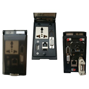 数据通信接口前置面板机床流水线组合插座网口USB串口P-11110-808