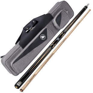 奥秘台球杆小头斯诺克三国银狮中头中式黑八台球专用杆杨绍杰推荐