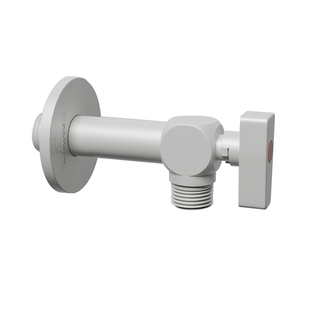 潜水艇加长球阀燃气热水器专用奶白色大流量全铜三角阀直通开关阀