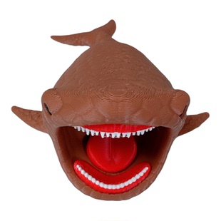 跨境新品3D打印深海怪兽模型深海迷航大口鲨创意摆件儿童手办玩具