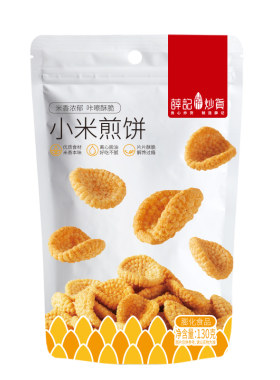 薛记炒货小米煎饼五谷穗片鹿角脆