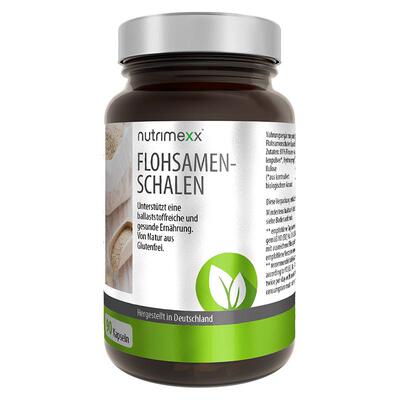 德国nutrimexx幽萃美有机洋车前子壳粉通胶囊腹泻便膳食纤维90粒