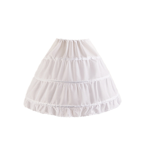 儿童裙撑可调节鱼骨撑Lolita花童礼服公主蓬蓬裙洛丽塔内搭衬裙