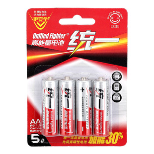 统一霸王电池5号7号碳性电池电视空调遥控器闹钟闹表五号玩具耐用