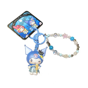 爆款精致闺蜜生日礼物正版三丽鸥海洋之歌库洛米美乐蒂钥匙扣挂件