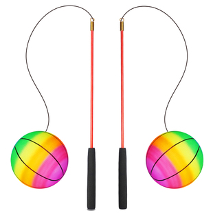 健身球手甩甩球中老年人运动锻炼弹力球儿童摔摔球成人加厚南瓜球
