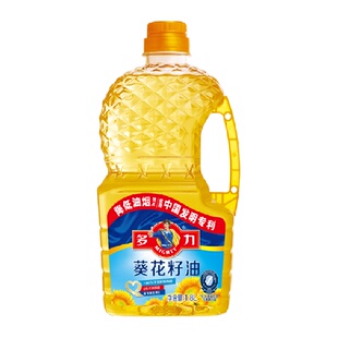 多力葵花籽油1.8L物理压榨充氮保鲜维生素E欧美认证清淡少油烟