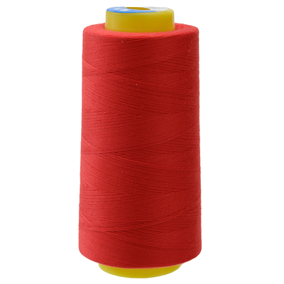 柳青红色系402刺绣缝纫线宝塔线