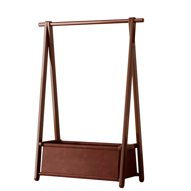 衣帽架落地式卧室家用入户门收纳架客厅可折叠置物架简易挂衣架子