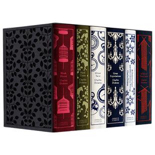 【自营】英文原版 查尔斯狄更斯 全集6册 Major Works of Charles Dickens 精装收藏版 企鹅布面经典 雾都孤儿 远大前程 双城记