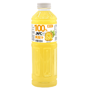 100%NFC凤梨汁饮料2大瓶装自然果香无添加0脂肪0色素纯果汁饮品